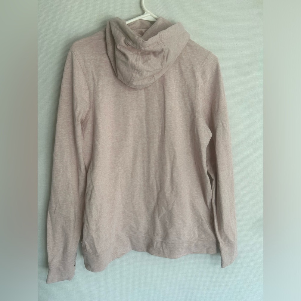 Pact Organic Stretch French Terry Snug-Fit Zip Hoodie Pale Mauve - Picture 7 of 8